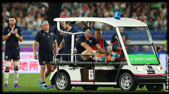 Ireland v Scotland Hamish Watson injury RWC2019